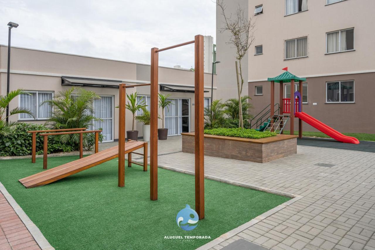 Apartamento 150M Da Praia Com Sacada, Wi-Fi Ar Condicionado, Piscina, Portaria 24H, Playground E Vaga De Garagem Piçarras Exterior foto